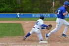 Baseball vs CGA  Wheaton College Baseball vs Coast Guard Academy during game one of the NEWMAC semi-finals playoffs. - (Photo by Keith Nordstrom) : Wheaton, baseball, NEWMAC